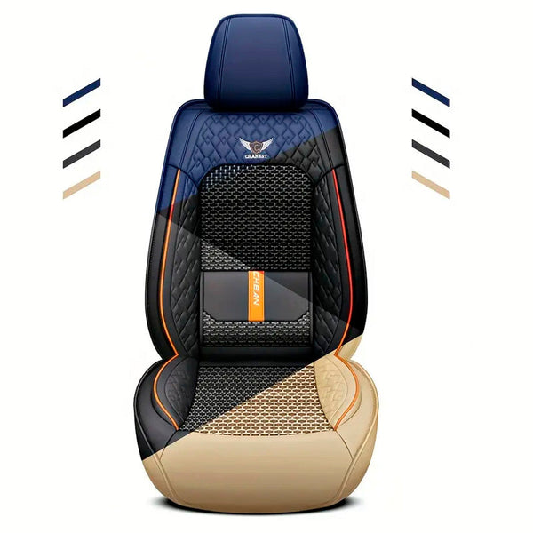 Kit Capa Banco de Carro Completo em Couro Legítimo Italian + BRINDE: Kit Tapete Completo